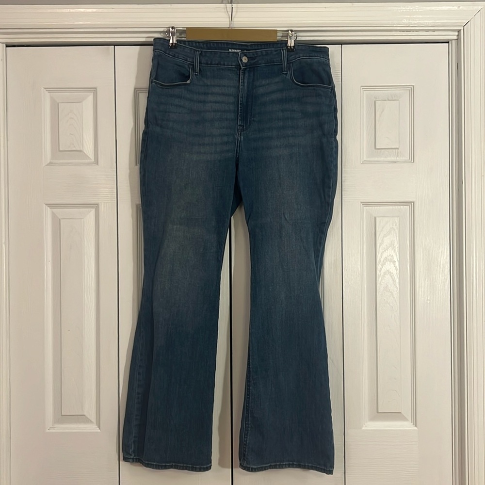 Old Navy high rise flare jean